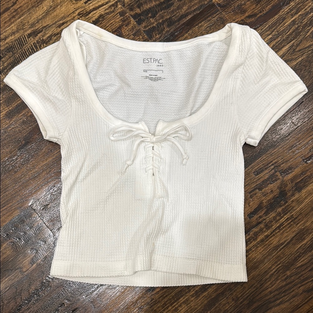 White tie top